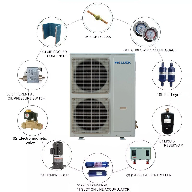 5HP Copeland Condensing Unit Cold Room Refrigeration Condensing Unit for Chiller Room