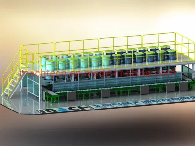 Sistema di dosaggio automatico delle polveri per macchina impastatrice in gomma